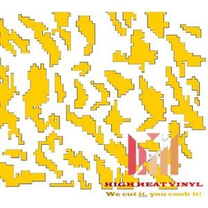 High Heat Duracoat Vinyl Stencil 10" x 12" - Digital Camo 2 styling